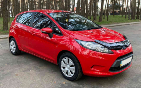 Дефлектор капота Ford Fiesta