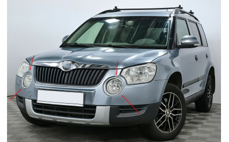 Хром накладки Skoda Yeti