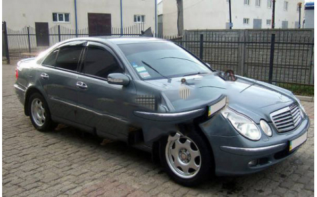 Дефлекторы окон Mercedes E-class W211