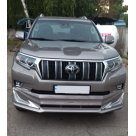 Накладки на бампера Toyota Land Cruiser Prado 150