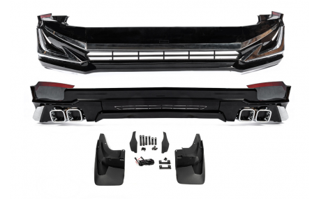 Накладки на бампера Toyota Land Cruiser Prado 150