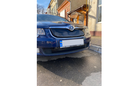 Зимняя накладка на решетку Skoda Superb