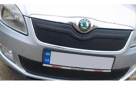 Зимняя накладка на решетку Skoda Fabia
