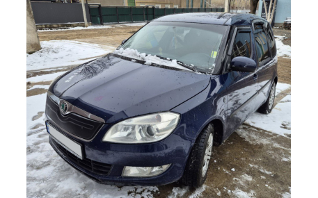 Зимняя накладка на решетку Skoda Fabia