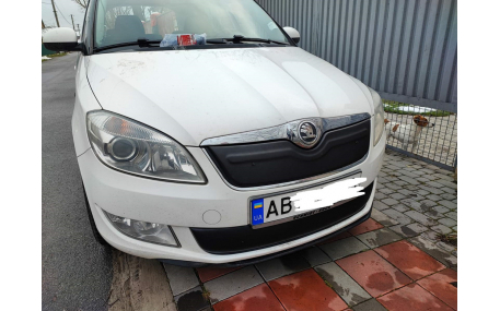 Зимняя накладка на решетку Skoda Fabia