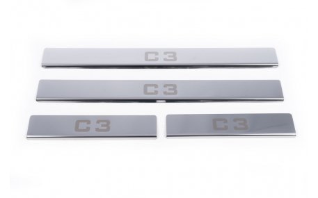 Накладки на пороги Citroen C3