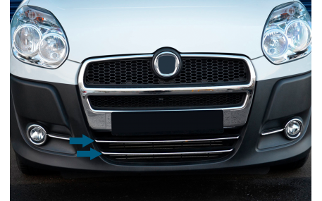 Хром накладки Fiat Doblo