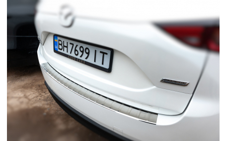 Накладка на задний бампер Mazda CX-5
