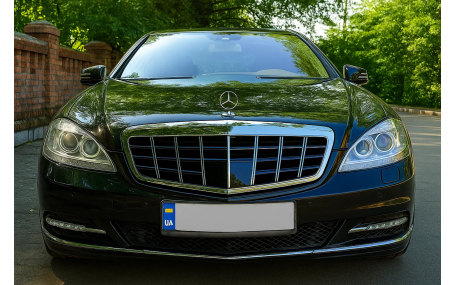 Решетка радиатора Mercedes S-class W221 2009-2012