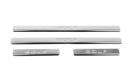 Накладки на пороги Volkswagen Golf 5