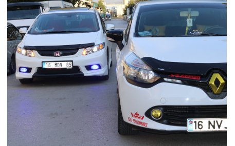 Дефлектор капота Honda Civic  