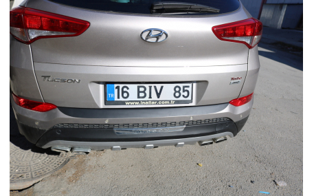Накладка на задний бампер Hyundai Tucson 2015-2018