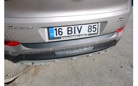 Накладка на задний бампер Hyundai Tucson 2015-2018