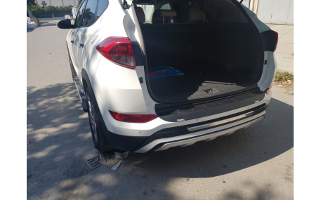Накладка на задний бампер Hyundai Tucson 2015-2018