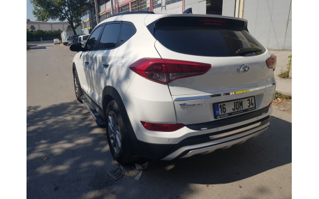 Накладка на задний бампер Hyundai Tucson 2015-2018