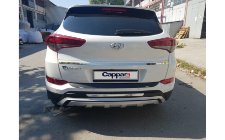 Накладка на задний бампер Hyundai Tucson 2015-2018