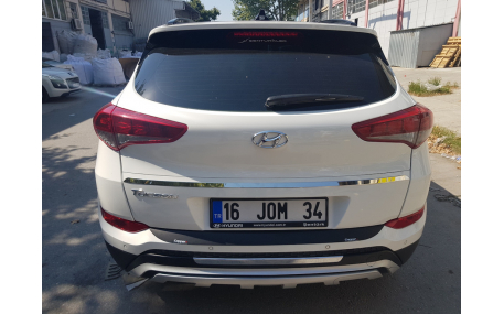 Накладка на задний бампер Hyundai Tucson 2015-2018