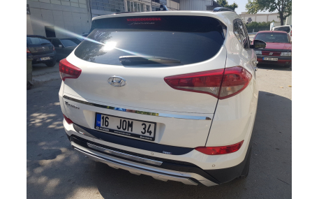 Накладка на задний бампер Hyundai Tucson 2015-2018