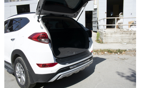 Накладка на задний бампер Hyundai Tucson 2015-2018