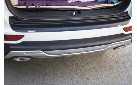 Накладка на задний бампер Kia Sportage 2015-2018