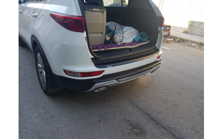 Накладка на задний бампер Kia Sportage 2015-2018