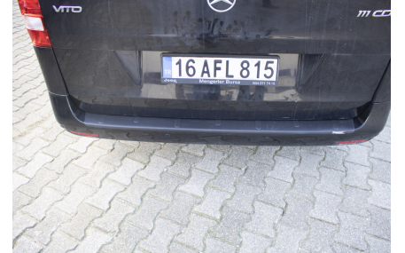 Накладка на задний бампер Mercedes Vito W447