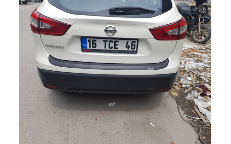 Накладка на задний бампер Nissan Qashqai J11 2014-2017