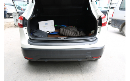 Накладка на задний бампер Nissan Qashqai J11 2014-2017