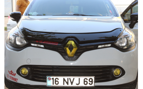 Дефлектор капота Renault Clio 2012-2019
