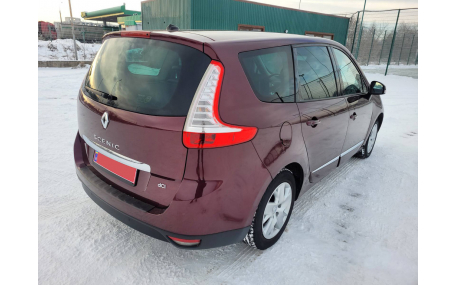 Накладка на задний бампер Renault Scenic
