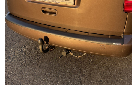 Накладка на задний бампер Volkswagen Caddy