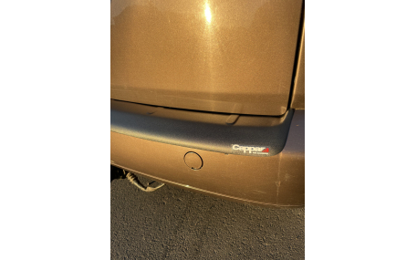 Накладка на задний бампер Volkswagen Caddy
