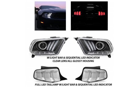 Фары передние Ford Mustang 2010-2014