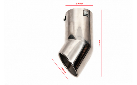 Насадка на глушитель Toyota Land Cruiser Prado 150