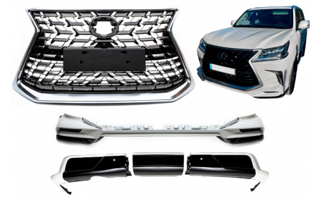 Накладки на бампера Lexus LX570 2016-2021