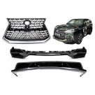 Накладки на бампера Lexus LX570 2016-2021