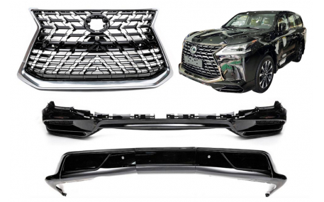 Накладки на бампера Lexus LX570 2016-2021