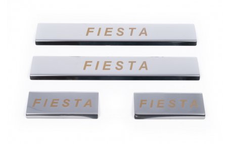 Накладки на пороги Ford Fiesta