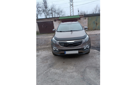 Зимняя накладка на решетку Kia Sportage