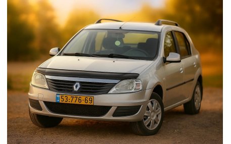 Дефлектор капота Renault Logan 2004-2012