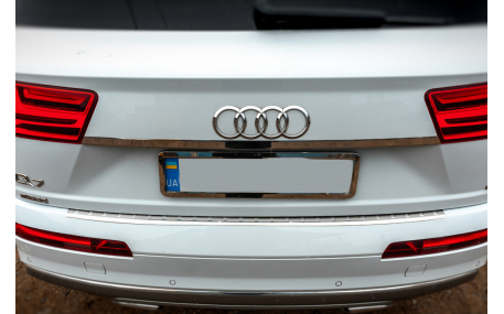 Накладка на задний бампер Audi Q7