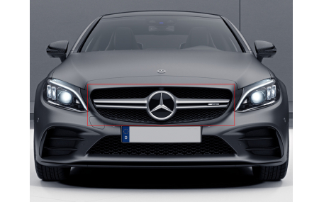 Решетка радиатора Mercedes C-Class W205 2015-2018