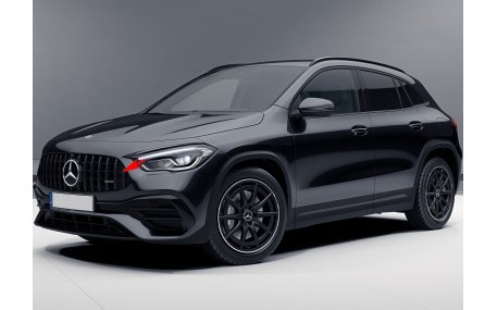 Решетка радиатора Mercedes GLA-class H247