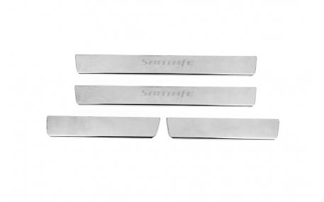 Накладки на пороги Hyundai Santa Fe