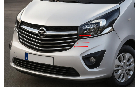 Хром накладки Opel Vivaro