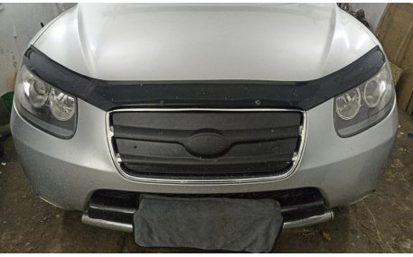 Зимняя накладка на решетку Hyundai Santa Fe 2006-2010