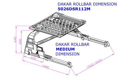 Защита верхняя Ford Ranger