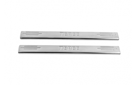 Накладки на пороги Peugeot Partner