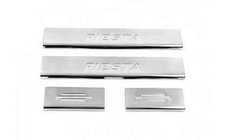 Накладки на пороги Ford Fiesta