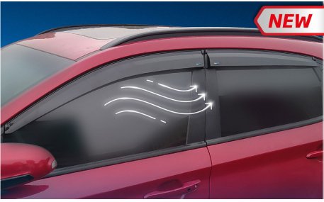 Дефлекторы окон Hyundai Kona